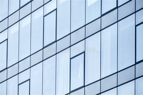 Facade Of A Modern Building From High Glass Windows Stock Photo Image