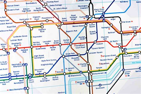 Map Of London Underground System Oconto County Plat Map