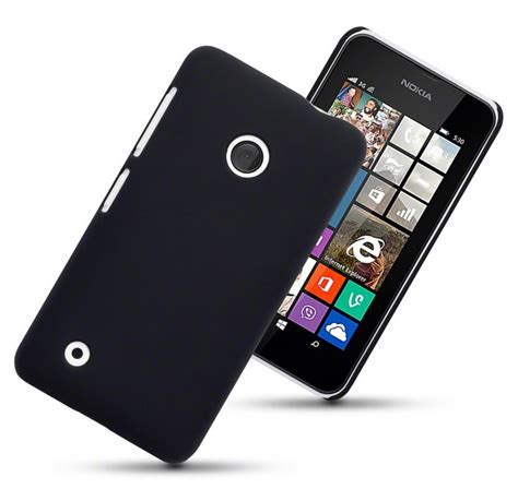 Hard Case Lumia 530 Solid Black Skal