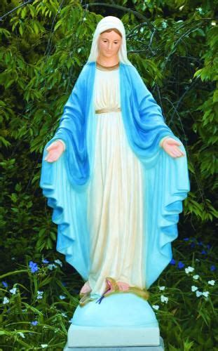 Blessed Mother Mary Life Size Garden Sculpture Blessed Mother Statue