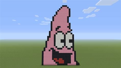 Sacrosegtam Pixel Art Minecraft Patrick