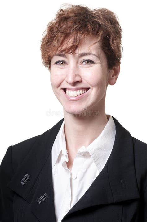 Smiling Success Short Hair Business Woman Stock Image Image Of Beauty Corporate 29273197