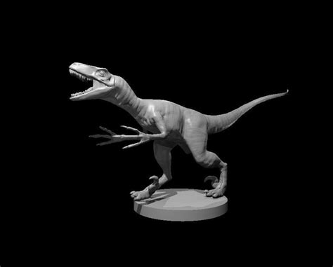 Deinonychus Miniature Model For Dandd Dungeons And Dragons Pathfinder