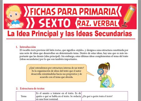 Ejemplo De Un Parrafo Con Idea Principal Y Secundaria Nuevo Ejemplo