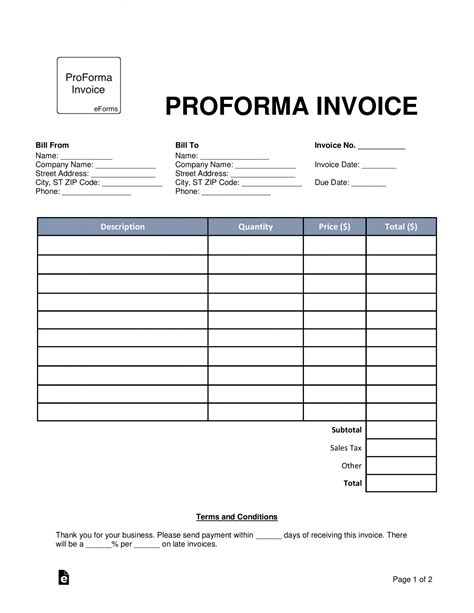 Performa Invoice Sample Invoice Template Ideas Vrogue