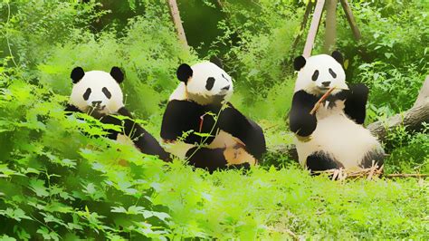 Pandas In Jungle With Super Relaxing Sounds Meditation And Sleeping