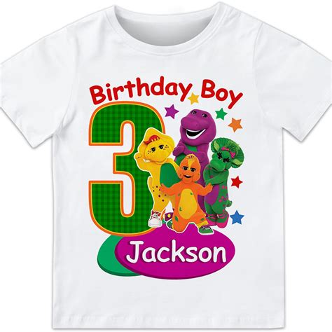 Buy Barney And Friends Birthday Shirt Barney Birthday Shirt Barney