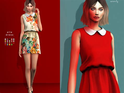 The Sims Resource Elle Dress