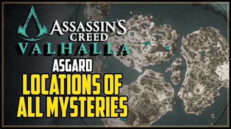 Asgard All Mysteries Locations Assassins Creed Valhalla Youtube