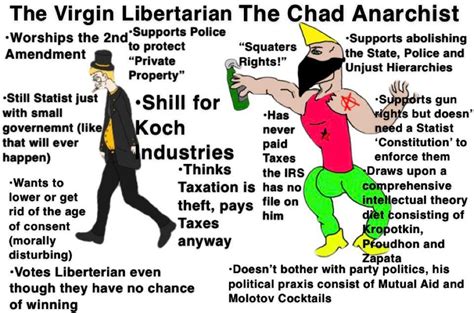 Libertarians And Anarchists Are Both Based For The Record Rvirginvschad