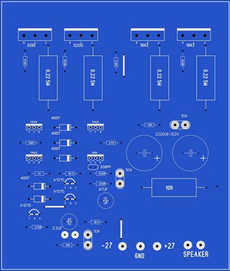 Amplifier Circuit Diagram Using 2sc5200 And 2sa1943 Circuit Diagram