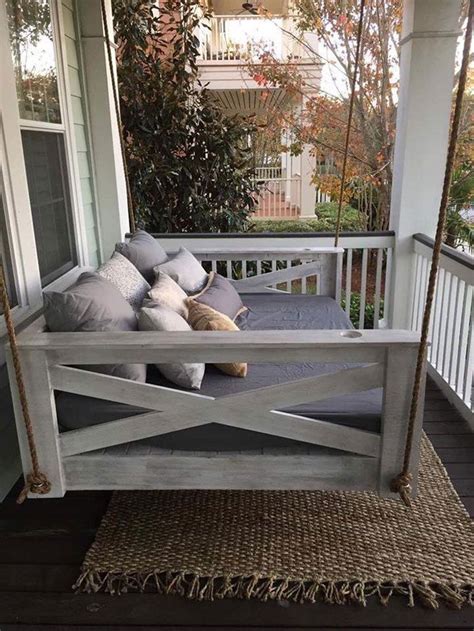 Free DIY Porch Swing Plans Ideas To Chill In Your Front Porch