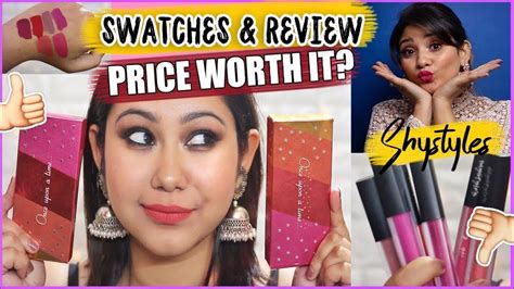 Testing Shystyles New Liquid Lipsticks The Makeup Story Review