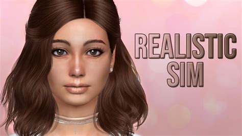 Realistic Sim Challenge Create Avatar With Mods Sims 4 Youtube Vrogue