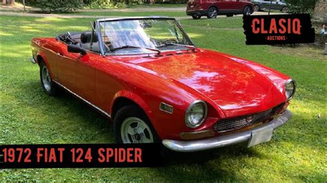 1972 Fiat 124 Spider Walk Around Youtube