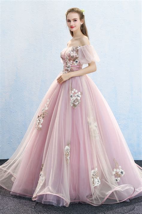 100real Bubble Sleeve Princess Ball Gown Queen Gown Vintage Ball Gown