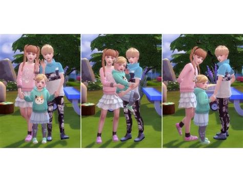 Siblings Pose Pack Sibling Poses Sims 4 Sims