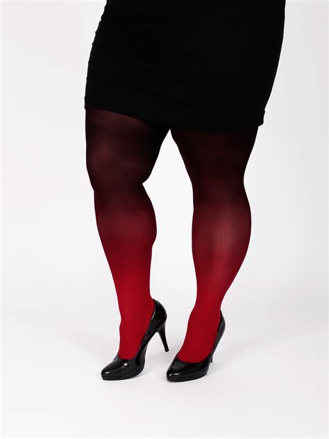 Plus Size Red Black Tights Virivee Tights Unique Tights Designed