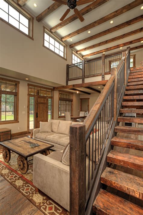Gorgeous Barndominium Staircase References Stair Designs