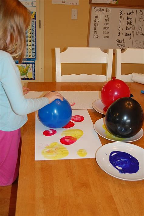 Our Creative Day Balloon Painting