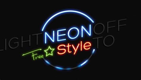 Psd Neon Text Effect Photoshop Pixeden Club