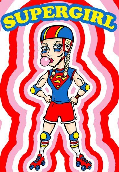 It's a great way to support a local sports league who do great things for women of every. Roller Derby Supergirl | Supergirl, Roller derby, Roller