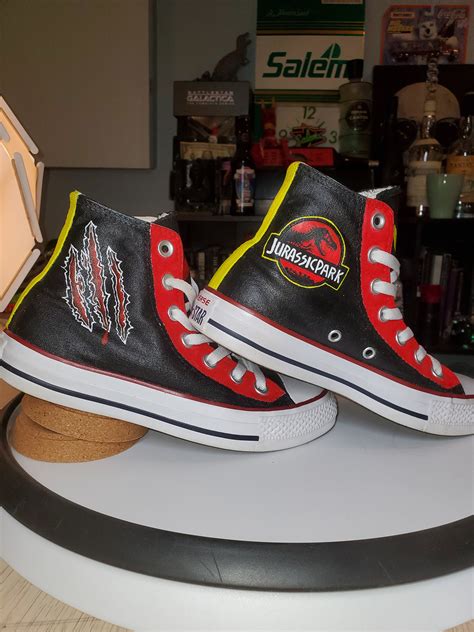 Jurassic Park Custom Converse Ltd Ubicaciondepersonascdmxgobmx