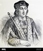 Retrato grabado del Rey Enrique VII (1457-1509), Rey de Inglaterra y el ...