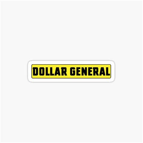Logo Dollar General Sticker For Sale By Sonipygordon Redbubble