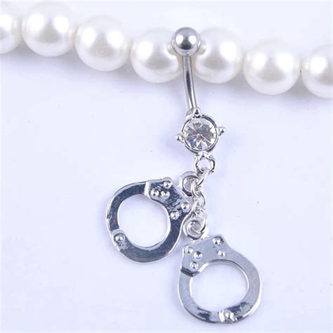 Dangle Belly Button Rings Shiny Rhinestone Navel Bar Body Piercing Jewelrybody Piercing Jewelry