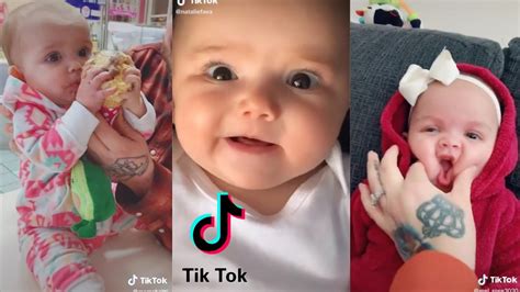 FUNNY BABIES On Tik Tok Cute Baby Compilation PART II YouTube