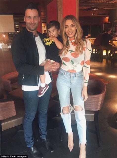 Nadia Bartel Enjoys Night Out With Jimmy And Son Aston At Nobu Daily