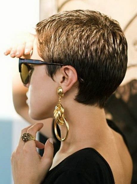 Back View Of Short Pixie Hairstyles