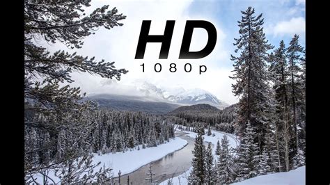 Hd Peaceful Mountain Snow 1 Hr Of Snowy Nature Scenes