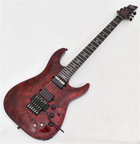 Schecter C 1 Fr S Apocalypse Electric Guitar In Red Reign B Stock 0716