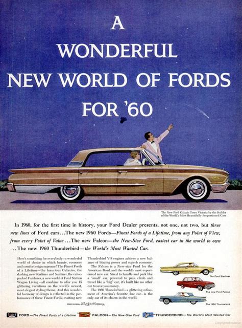 Model Year Madness 10 Classic Ads From 1960 The Daily Drive
