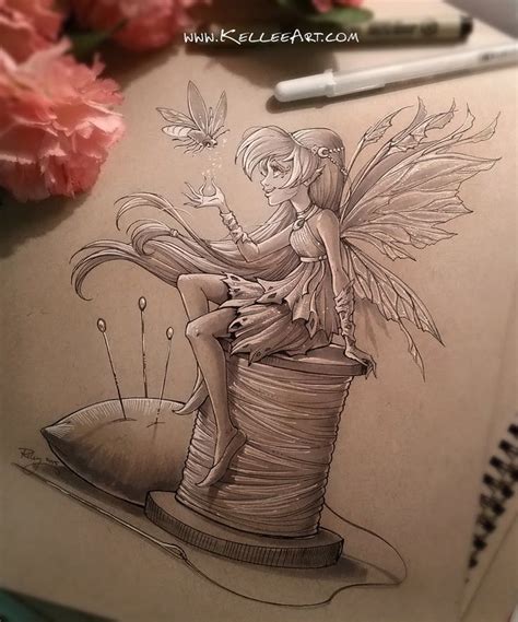 Magic Thread Kellee Riley Fairy Drawings Fairy Tattoo Designs