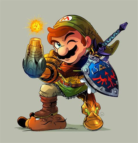Mariosamuslink Video Game Characters Retro Gamer Mario