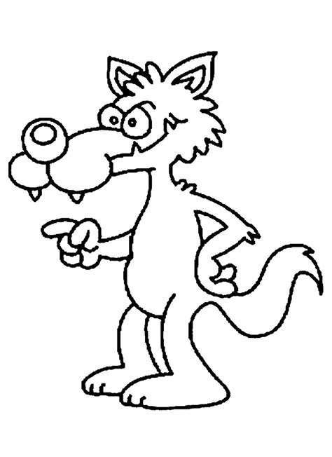 Loup Coloriage De Loups Coloriages Pour Enfants Images