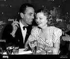 Humphrey Bogart, Mayo Methot at Ciro's in 1940 Stock Photo - Alamy