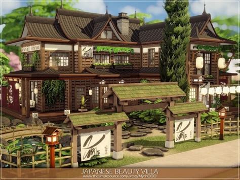 Japanese Beauty Villa By Mychqqq At Tsr Sims 4 Updates