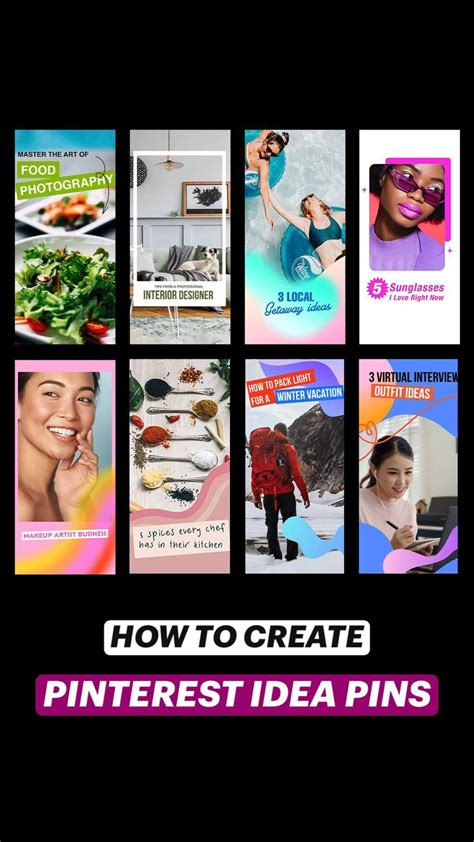 How To Create Pinterest Idea Pins With Picsart Templates Graphic