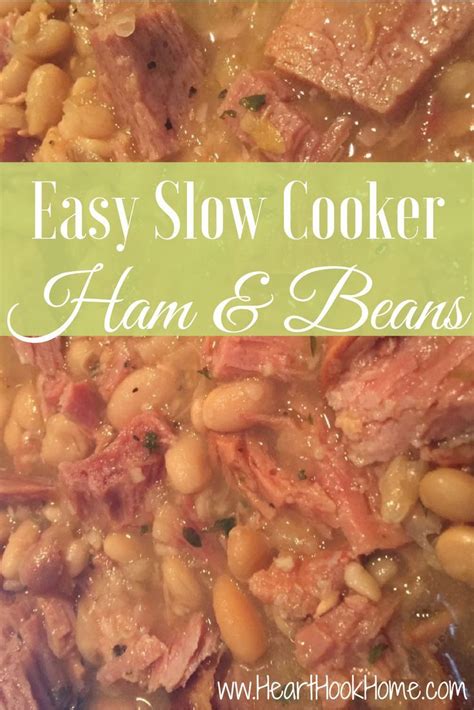This crock pot ham and bean recipe doesn't disappoint. How To Make Ham And Navy Beans In Crock Pot : Slow Cooker Navy Bean Soup - A Burst of Beautiful ...
