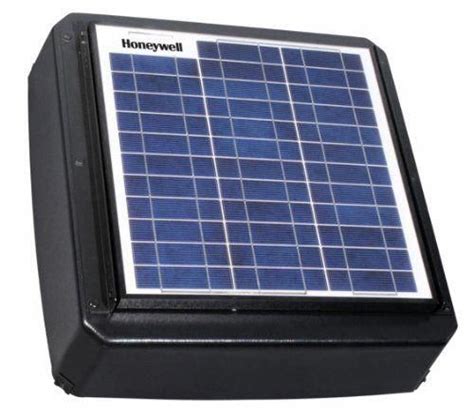 Honeywell 527shon104blk 20 Watt Roof Mount Solar Powered Attic Fan