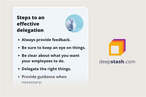 Steps To An Effective Delegation Deepstash