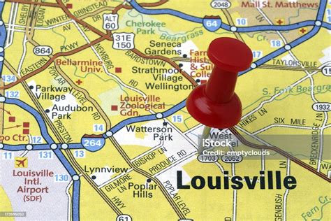 Louisville Kentucky 지도 루이빌 켄터키에 대한 스톡 사진 및 기타 이미지 루이빌 켄터키 지도