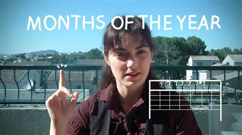 Weekly French Words With Lya Months Of The Year Youtube