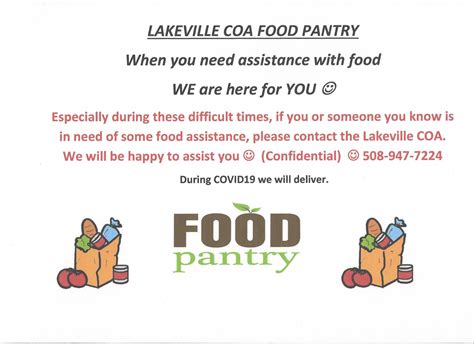 New clients for the first time do not know where their next meal is going to come from. Food Pantry | Lakeville MA