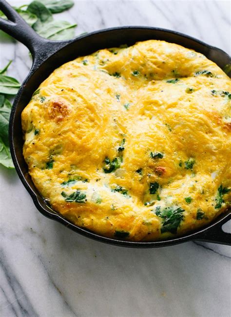 Broccoli Cheddar And Spinach Frittata Cookie And Kate