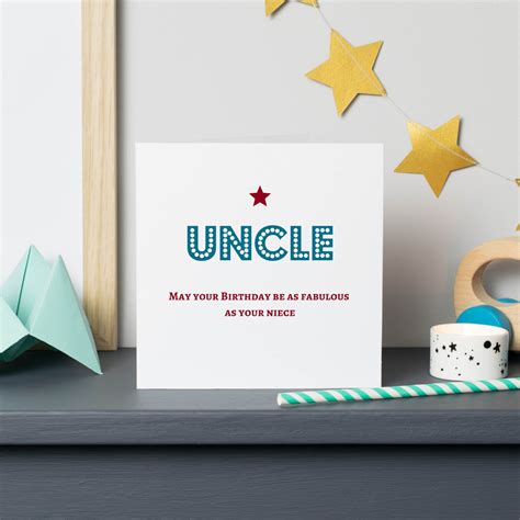 Uncle Ts Printable Uncle Birthday Card From Niece Etsy My Xxx Hot Girl